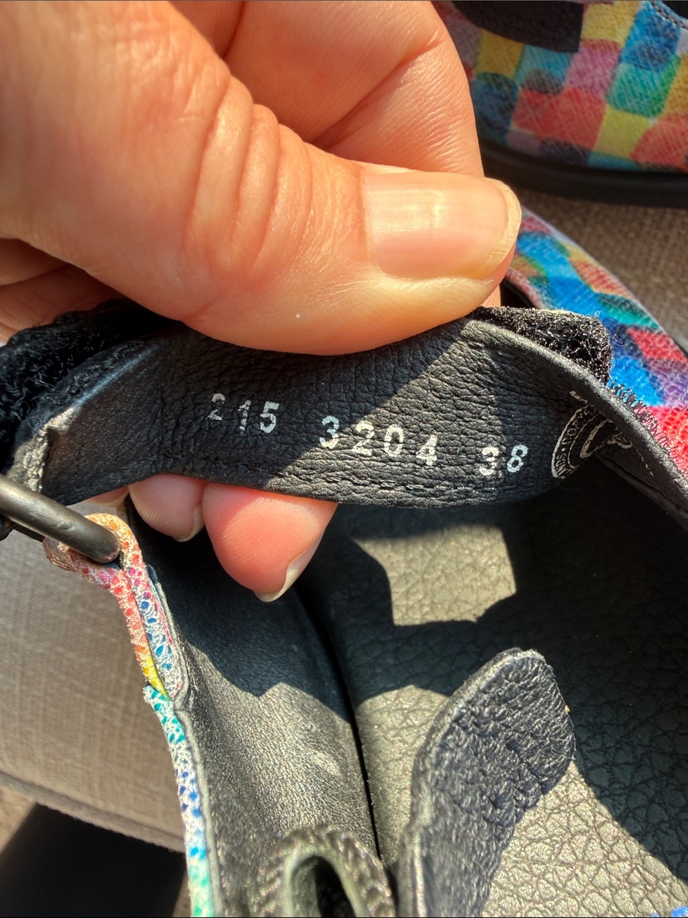 Wolky Jewel Comfort Sandal Women’s 38 (6.75-7.5) Multicolor Leather Strappy Shoe - Picture 5 of 8